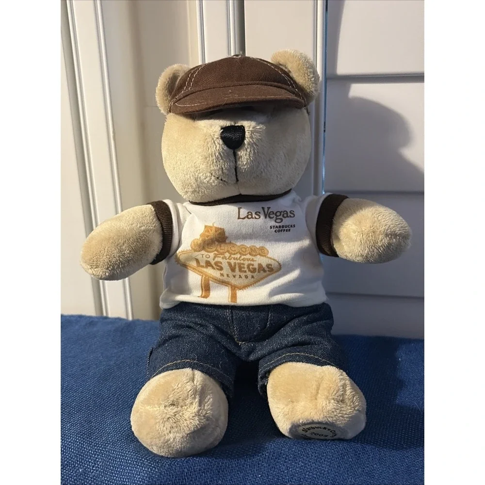 2009 Starbucks Coffee Destination Series Bearista Fabulous Las Vegas Bear - Picture 1 of 5